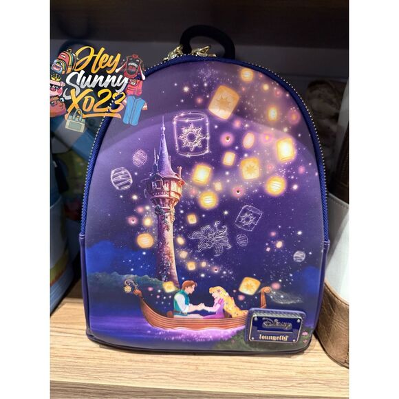 Loungefly Disney Tangled Lantern Scene Light-Up Mini Backpack main image 6